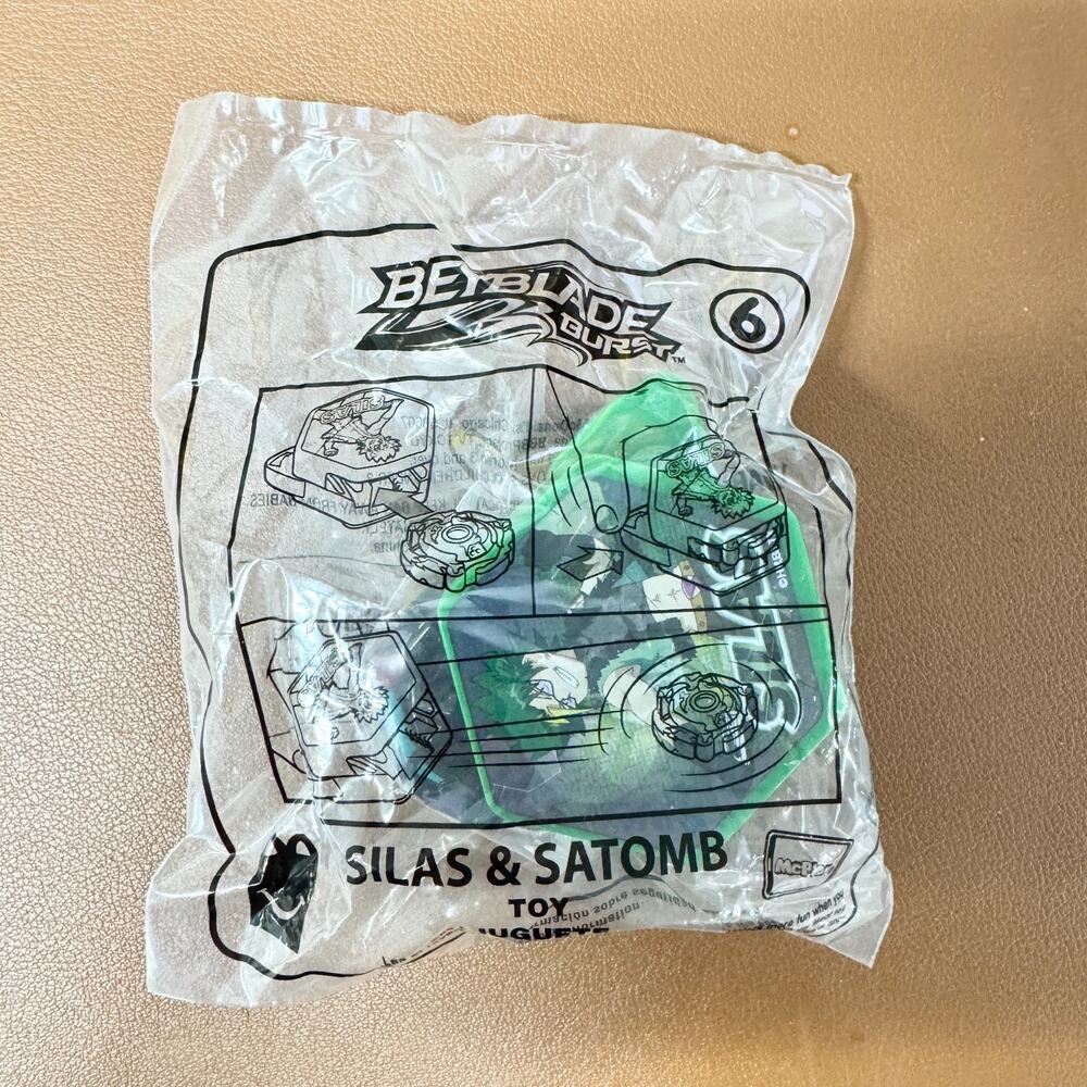 McDonalds Happy Meal Toy 2020 Hasbro Beyblade Burst‎ Rantaro & Satomb Toy 3+